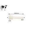 Tulsan Süt Sağma Makinesi Kısa Meme Lastiği Silikon 25mm