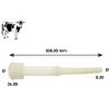 Tulsan Süt Sağma Makinesi Uzun Meme Lastiği Silikon 26mm